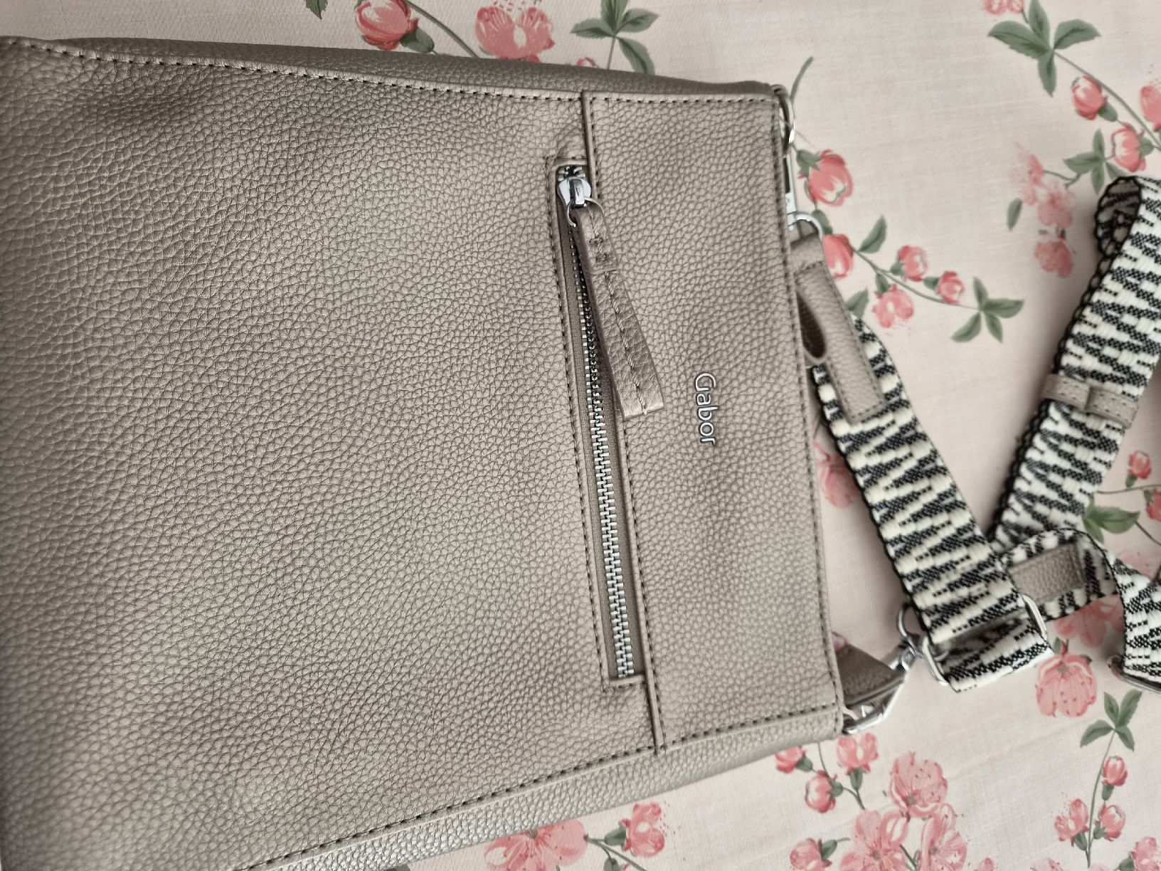 Gabor Borse da donna: Umhängetasche beige Gabor – Nuovo e nell'imballaggio originale da Gelterkinden venduto da amalfi46 1
