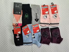 NEU! 10x Damen Socken bunter Mix Grösse 35-38 Super Angebot!