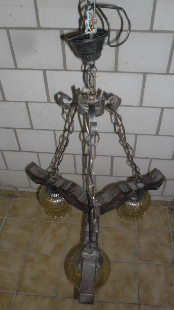 Lampadari & plafoniere: Deckenlampe / Hängelampe - alt , Holz – Usato da Büren SO venduto da omsa 3