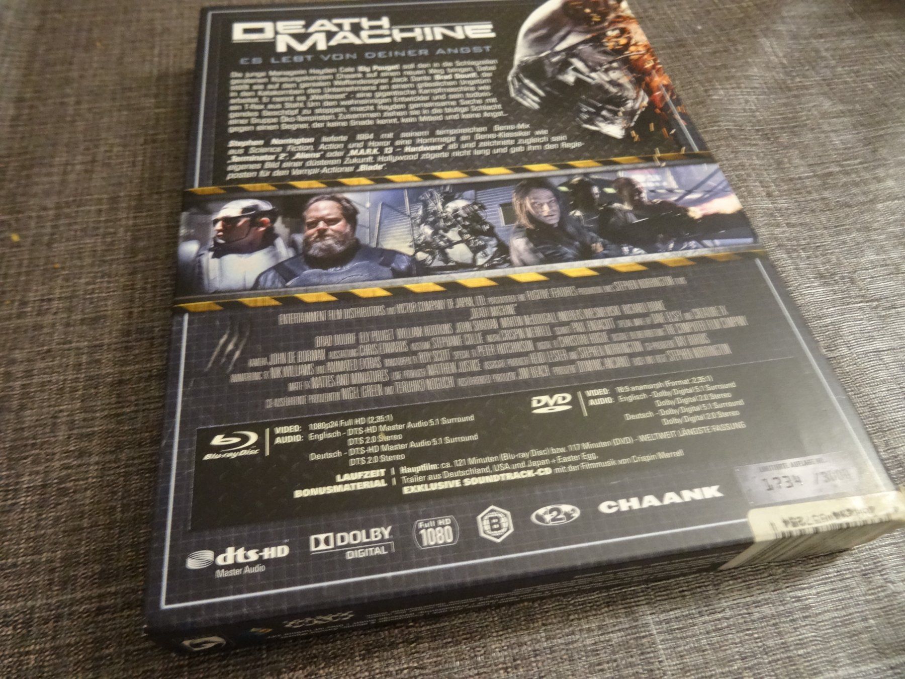 Alle DVDs: Death Machine 3-Disc Collector's Edition Blu-Ray DVD – Gebraucht aus Olten von Disc-Verkauf 1