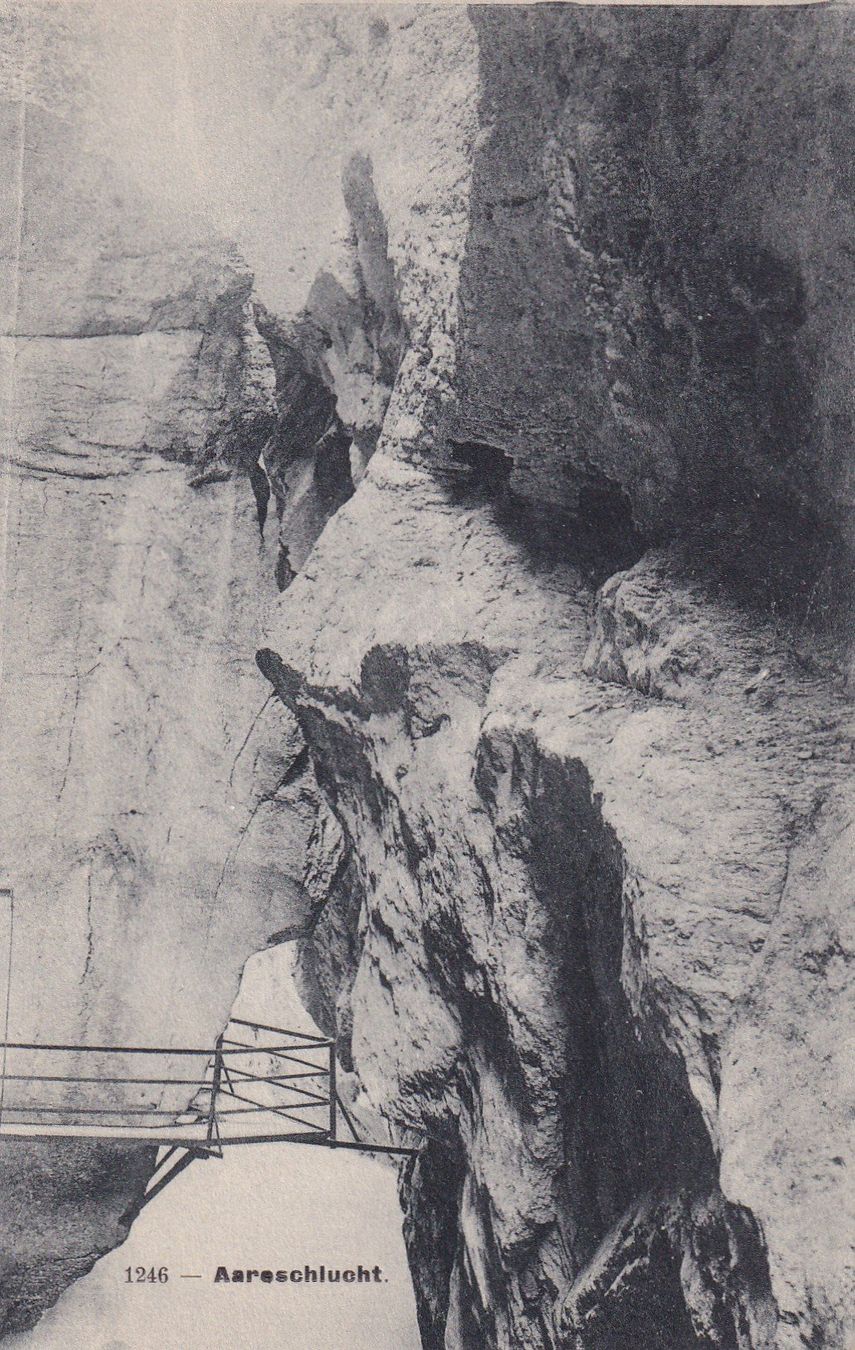 Cartoline postali: Aareschlucht N° 1246 – Usato da Cormoret venduto da Pascalll2001