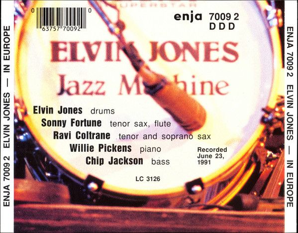 CD: Elvin Jones In Europe CD Jazz – Usato da Zürich venduto da m7lx 1