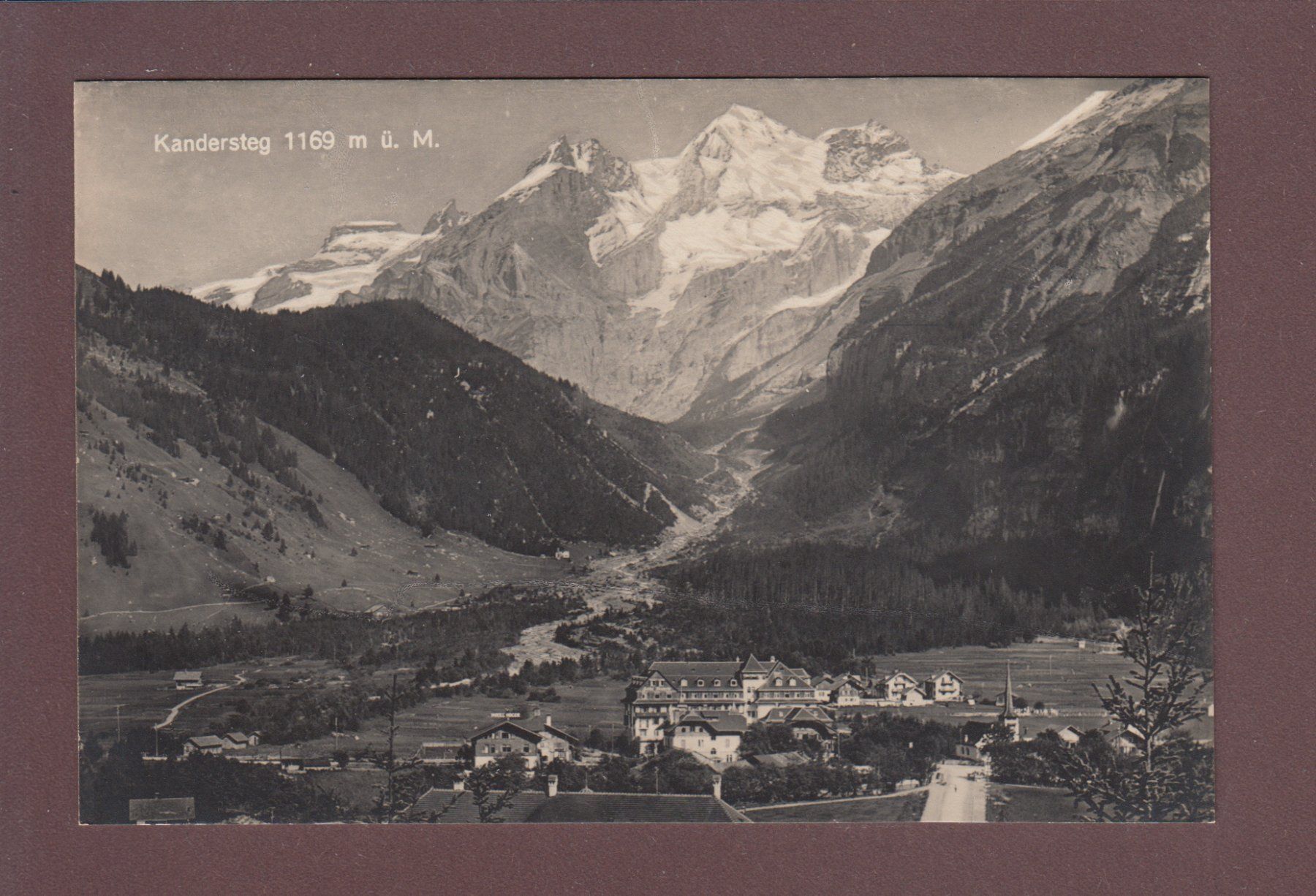 Ansichtskarten: KANDERSTEG - Blümlisalp – Gebraucht aus Pully von nicecards