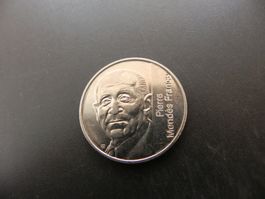 France 5 Francs 1992 - Pierr Mendés