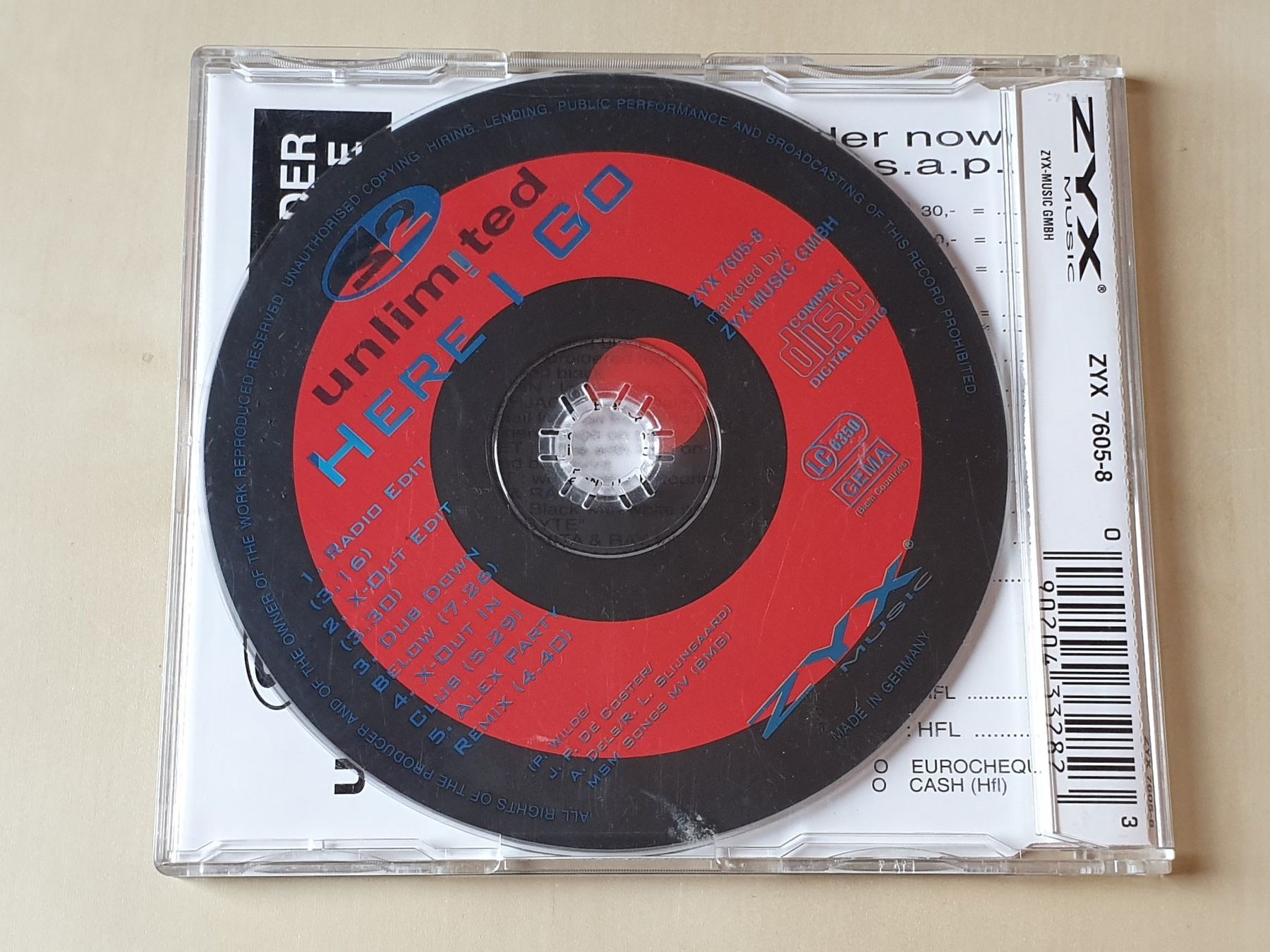CDs: 2 Unlimited Here I Go – D'occasion à Stansstad par collectorsshop 1