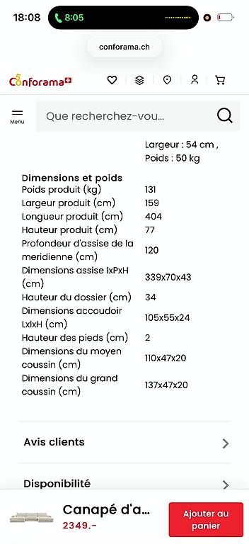 Sofas: Canapé Bobochic – Neuf avec emballage d'origine à Genève par rom_gcw9 2