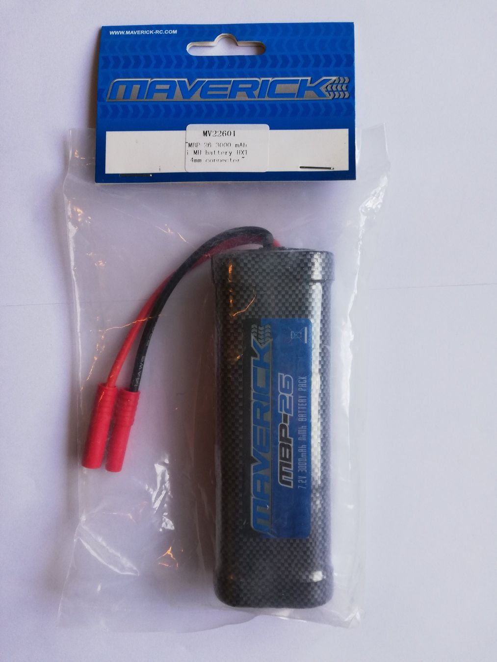 Modellismo RC: Maverick NIMH-Akku 7,2V 3000mAh – Nuovo e nell'imballaggio originale da Flüh venduto da AMS-Modellbau
