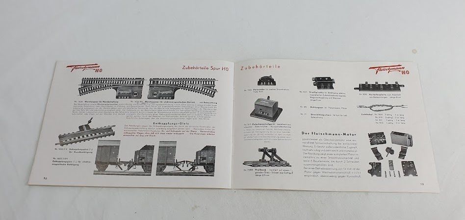 Fleischmann Modellini di ferrovie: Fleischmann H0 Katalog 1952 Deutsch/Schweiz – Usato da Seon venduto da voAllBah 6
