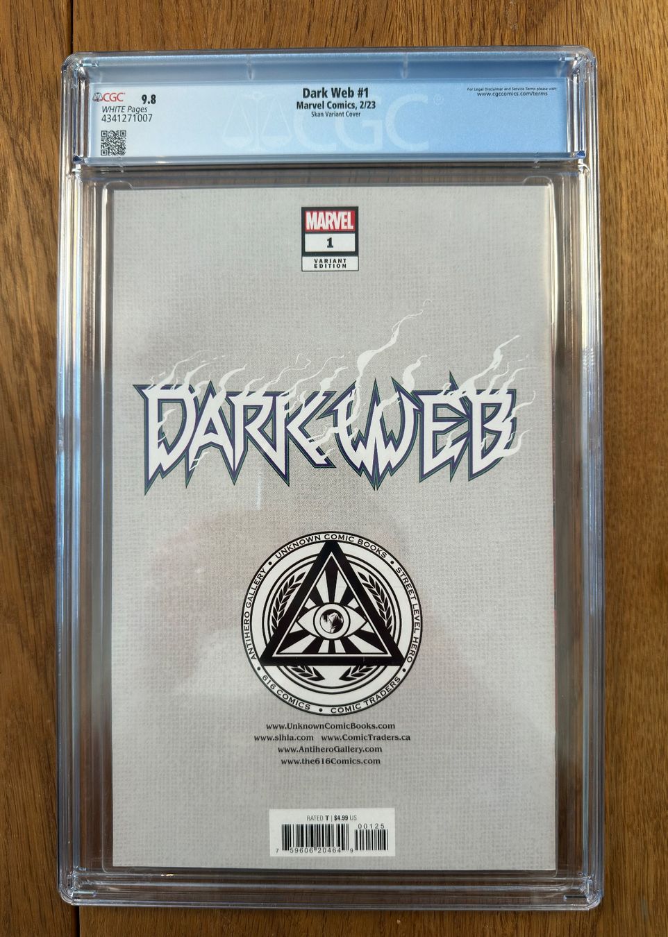 Comics: DARK WEB #1 SKAN VARIANT COVER - CGC 9.8 – Neu und originalverpackt aus Dietikon von gab_qz7y 1