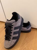     Adidas Campus grau/schwarz Wildleder – Gr. 40