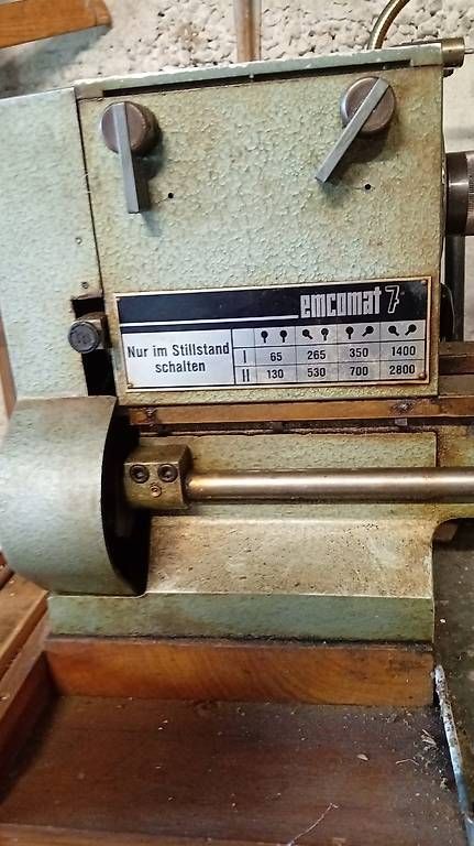 Tutte le macchine: Tour à métaux Emcomat 7 – Usato da Prangins venduto da Bast83 2