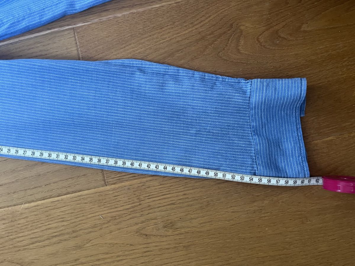Massimo Dutti Vestiti: Massimo Dutti Hemdkleid, hellblau gestreift, Gr. S – Usato da Wädenswil venduto da Iana32 5