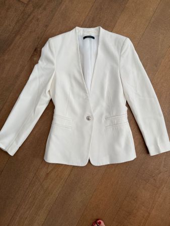 ESPRIT Blazer Grösse 32 – Weiss /Cremeweiss – elegant