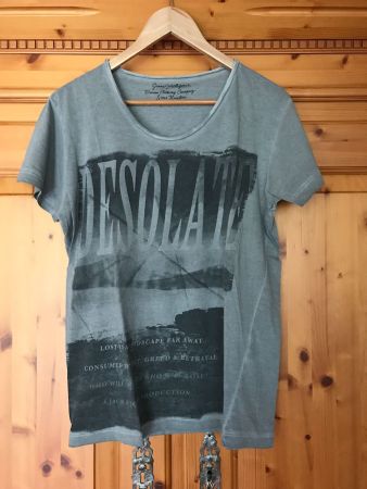 JACK & JONES - HERREN T-SHIRT - GRAU - GRÖSSE M
