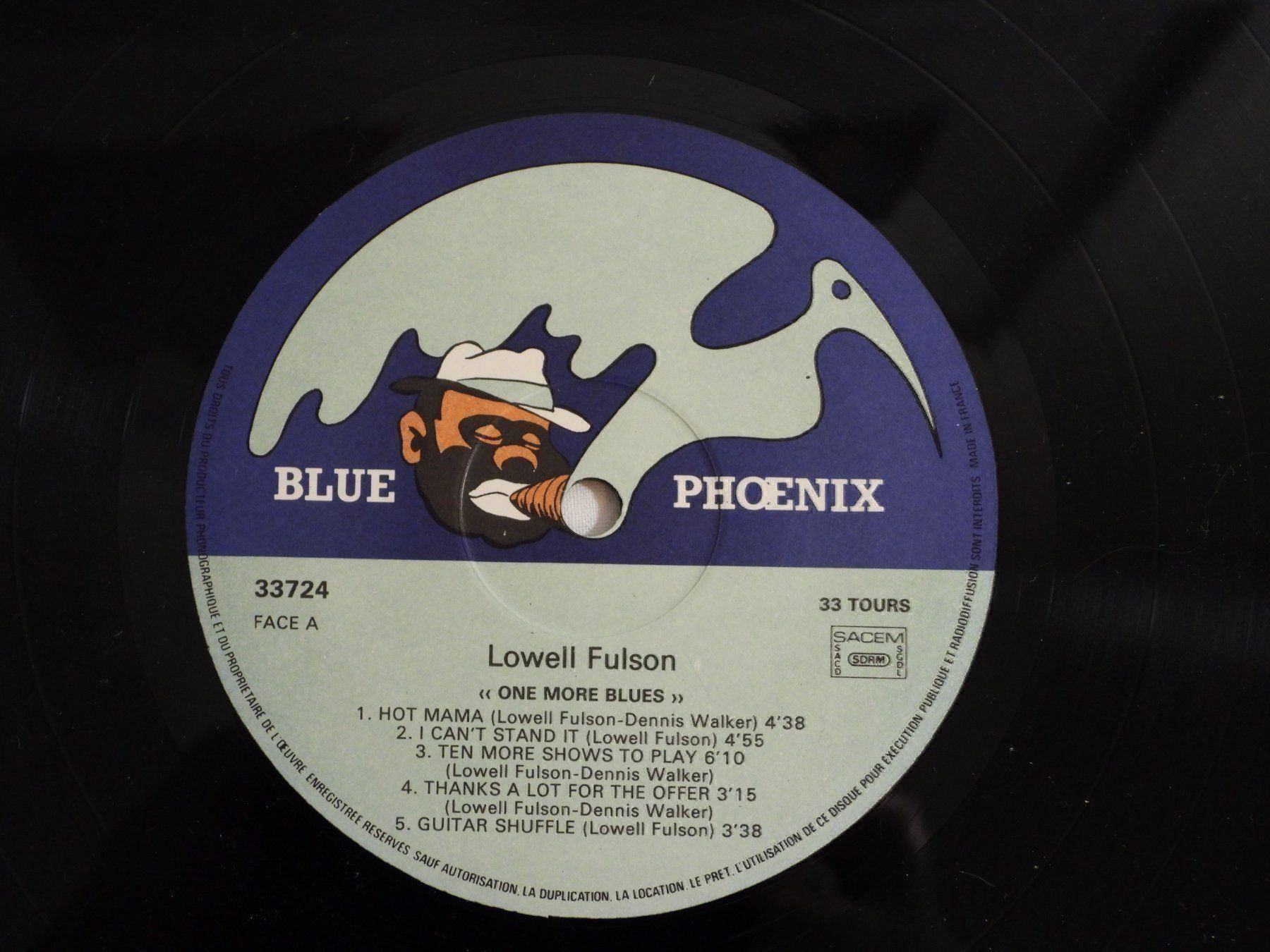 Vinyles: Lowell Fulson "One More Blues" LP 1984 – D'occasion à Dübendorf par mar_85sd 3
