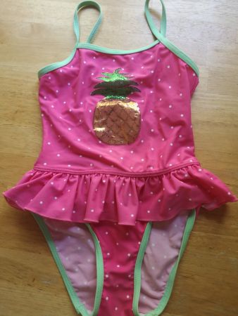 Badeanzug mit Ananas / Maillot de bain ananas 122