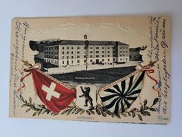 Ansichtskarte Herisau Kaserne Appenzell gelaufen 1904 RZ