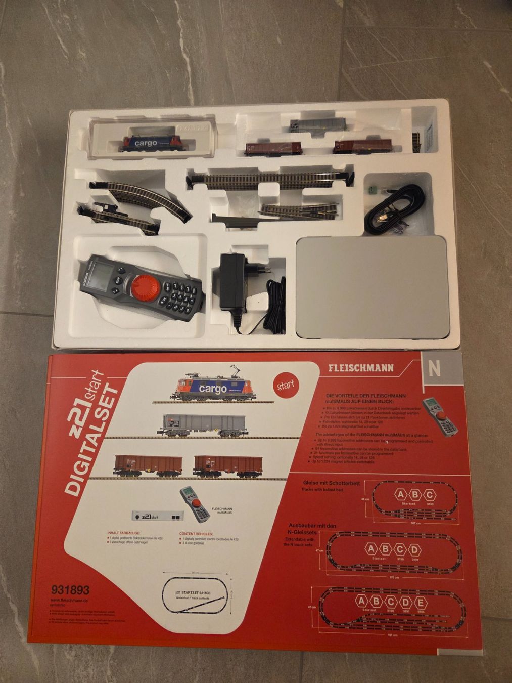 Fleischmann Modellini di ferrovie: Fleischmann Spur N z21 Digitalset – Nuovo (secondo la descrizione) da Jona venduto da davidoff88 1