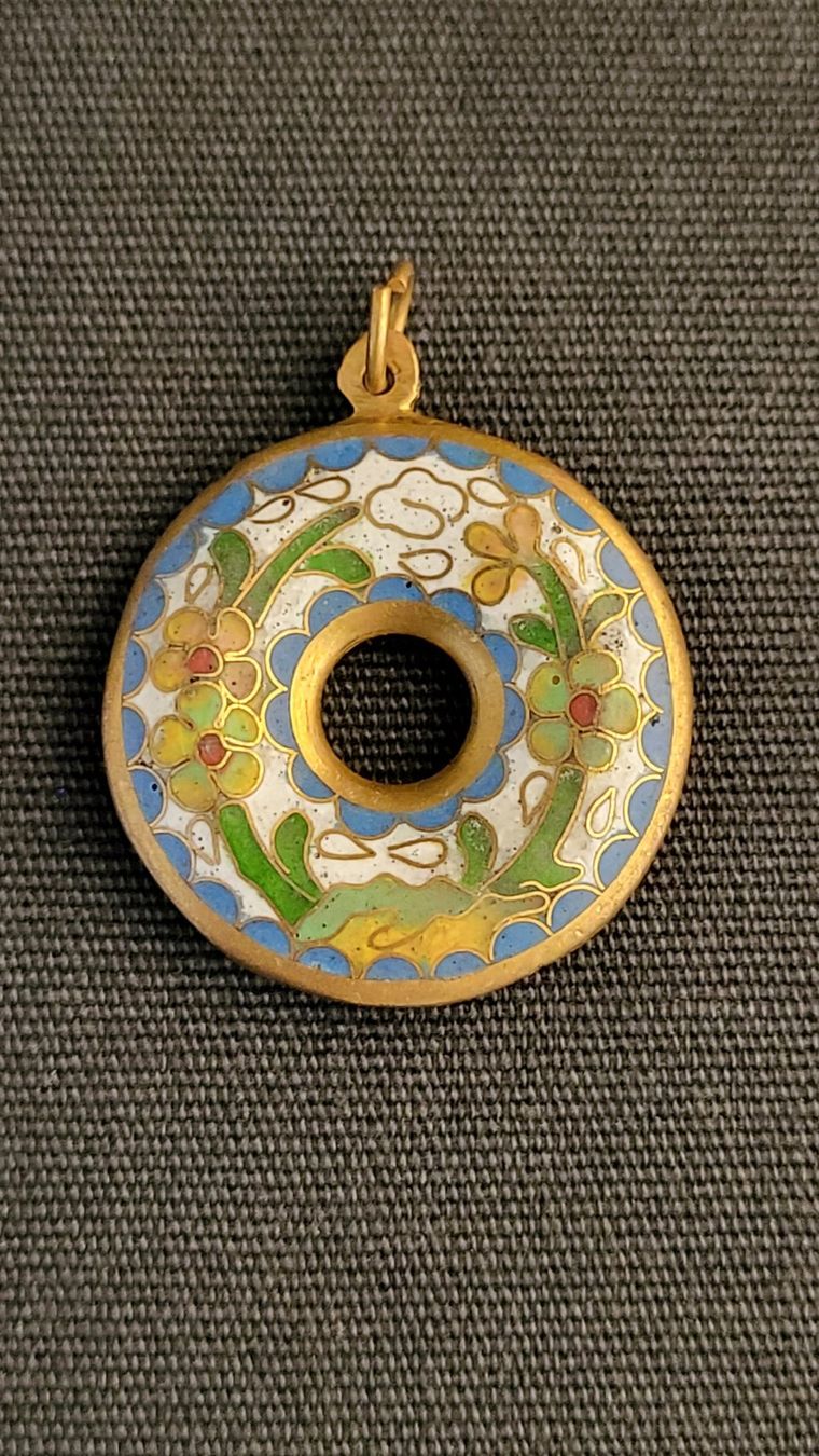Ciondoli: Cloisonne-Anhänger Donut – Usato da Basel venduto da spinne02 3