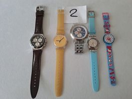 LOT 2 - Swatch Uhren ab 1.- ungetragen.