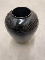 Schwarze Blumenvase | be VETRO handgemacht ? mundgeblasen 