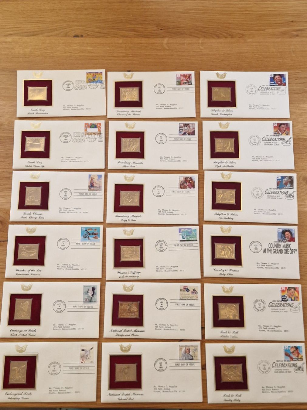 Tutti i francobolli: Sammlung mit 52 22k Gold Briefmarken – Nuovo (secondo la descrizione) da Roggliswil venduto da Crosser17 1