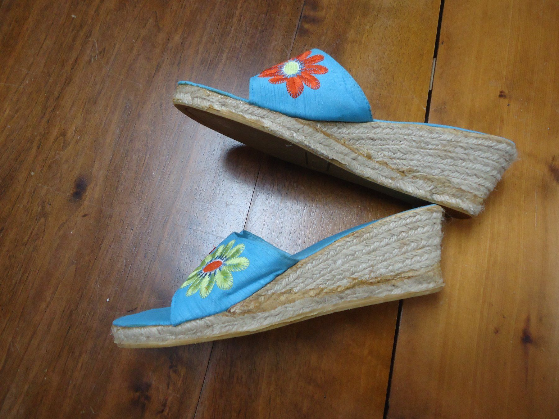 Damenschuhe: Sandales compensées textile et corde - 40 - Neuves – Neu (gemäss Beschreibung) aus Vessy von mafabe 3