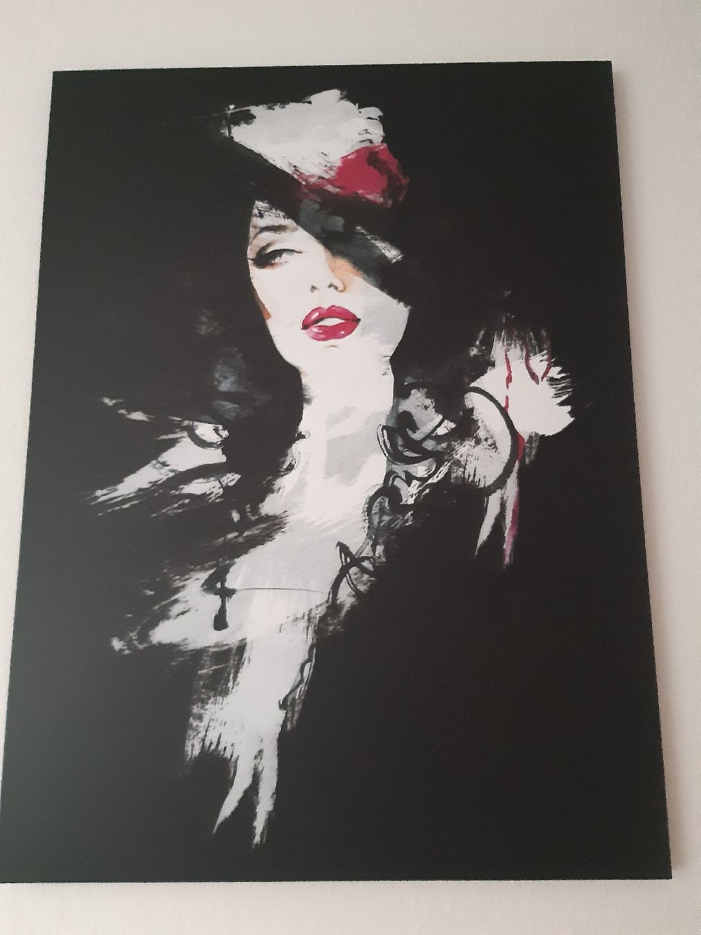 Posters & Illustrations: Bild Frau mit Hut – D'occasion à Aarau par crissta