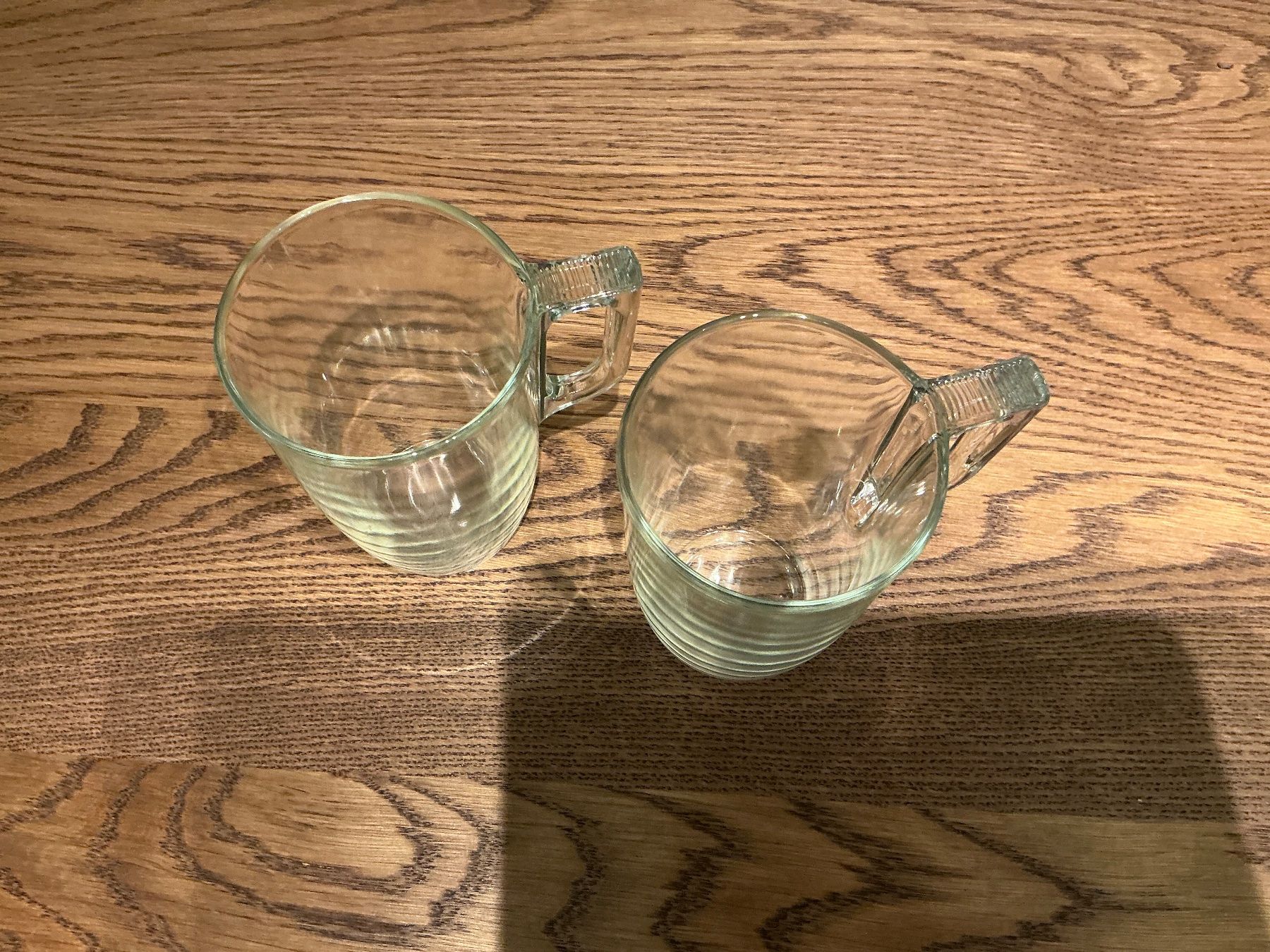 Gläser: 2x Glas-Teetassen mit Henkel, Vintage – Gebraucht aus Würenlos von sweety5436 1
