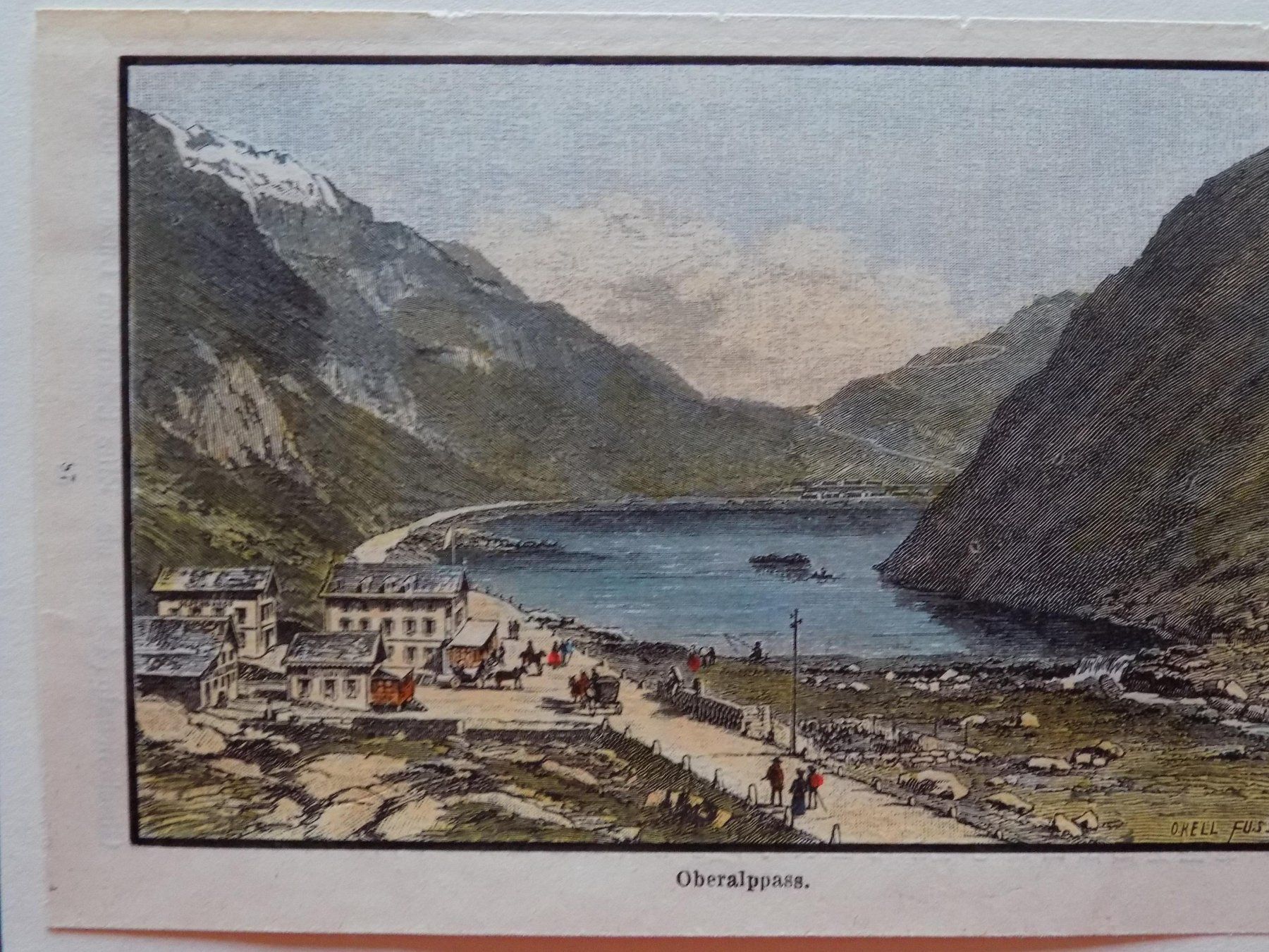 Incisioni: Oberalppass Andermatt Sedrun – Usato da Risch venduto da Antikfee 2