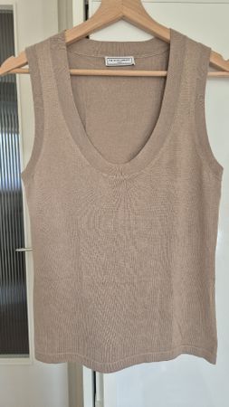 The White Company Top Seide Baumwolle Kaschmir Grösse S
