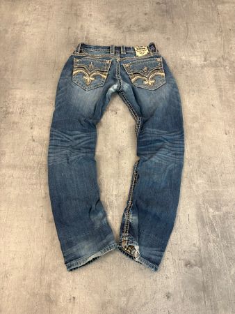 Vintage Rock Revival Straight Jeans (M)