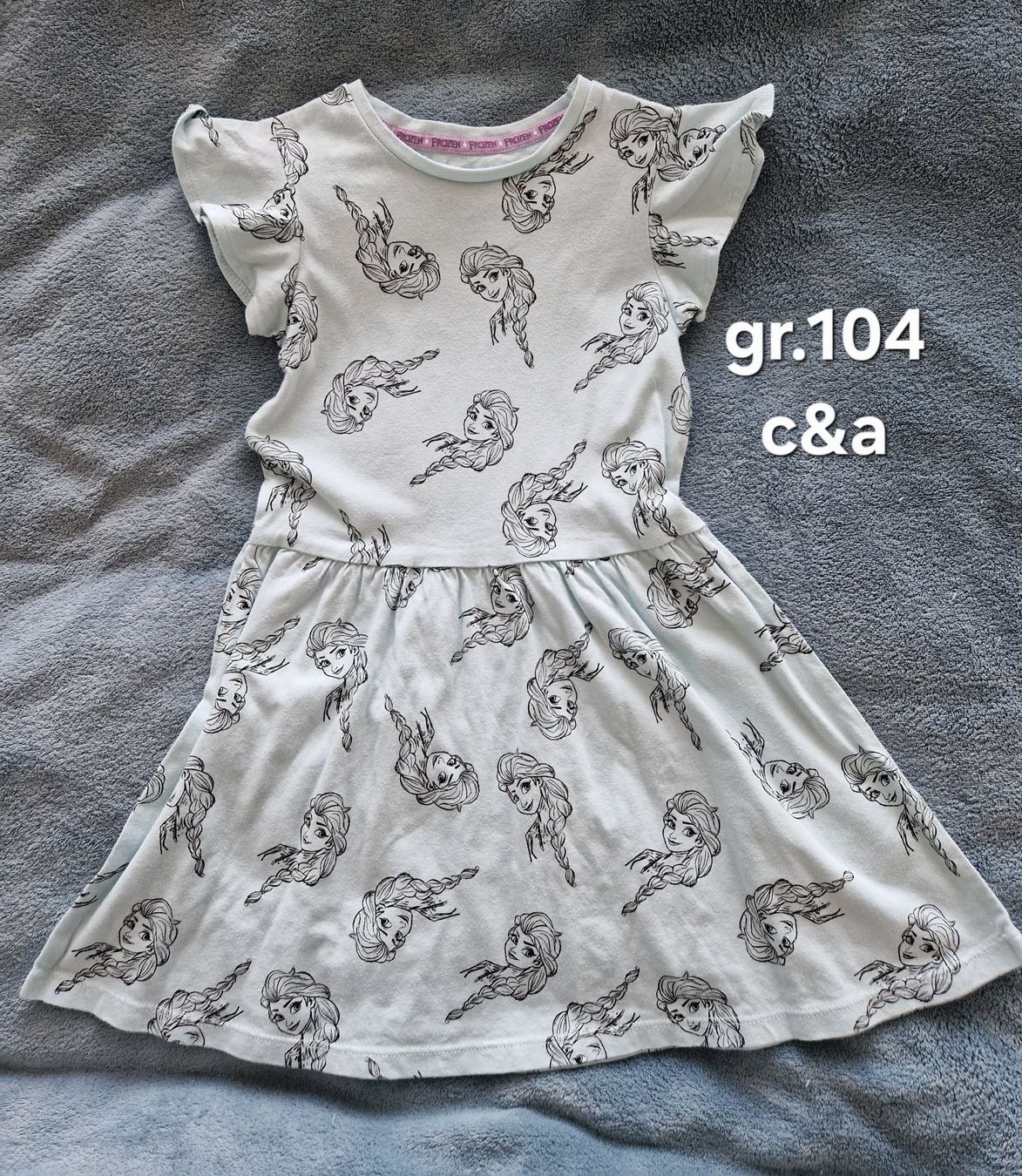 C&A Vestiti & Gonne: Kleid grösse 104 Eiskönigin – Usato da Heimberg venduto da Eleanor20