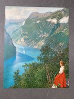 Original Vintage Poster - Pleasent Scandinavia - Geirangfjor
