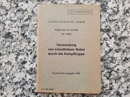 Verwendung von künstlichem Nebel durch die Kampftruppe