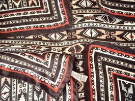 Roberto Capucci Silk Scarf - Vintage Geometric Design 🧣