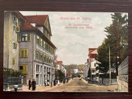 GRUSS AUS ST. GALLEN St. Jacobstrasse, Restaurant zum Gärtli