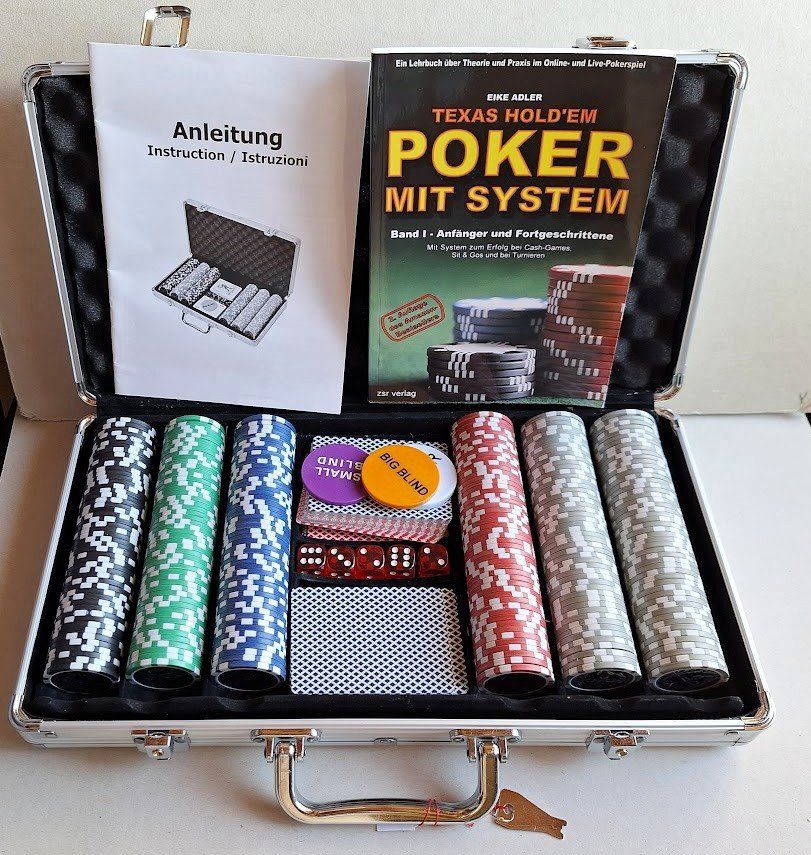 Spiele: Poker Set inkl. Lehrbuch – Gebraucht aus Alpnach Dorf von MZ001