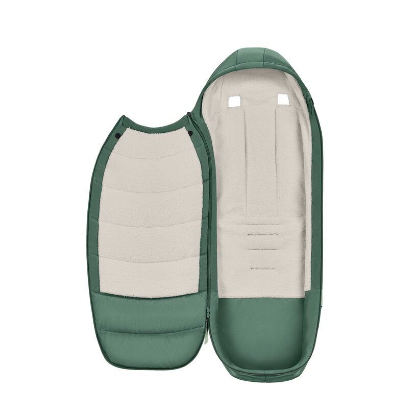 Cybex Sacchi a pelo: Platinum Fusssack Cybex, Leaf green, NEU – Nuovo e nell'imballaggio originale da Zürich venduto da smireya 5