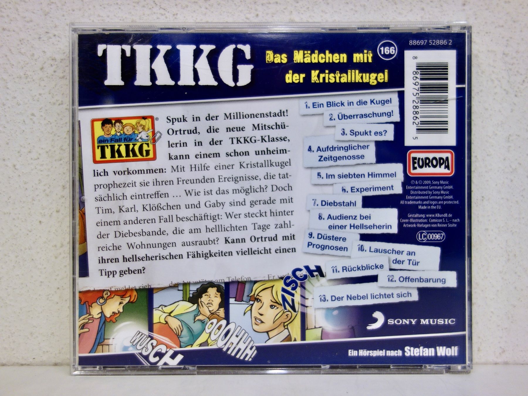 CDs: CD EIN FALL FÜR TKKG - DAS MÄDCHEN MIT DER KRISTALLKUGEL 166 – Gebraucht aus Kerzers von wisaundso 1