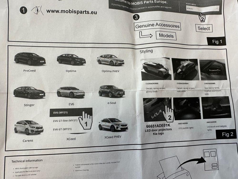 Einstiegsbeleuchtung für BMW M5