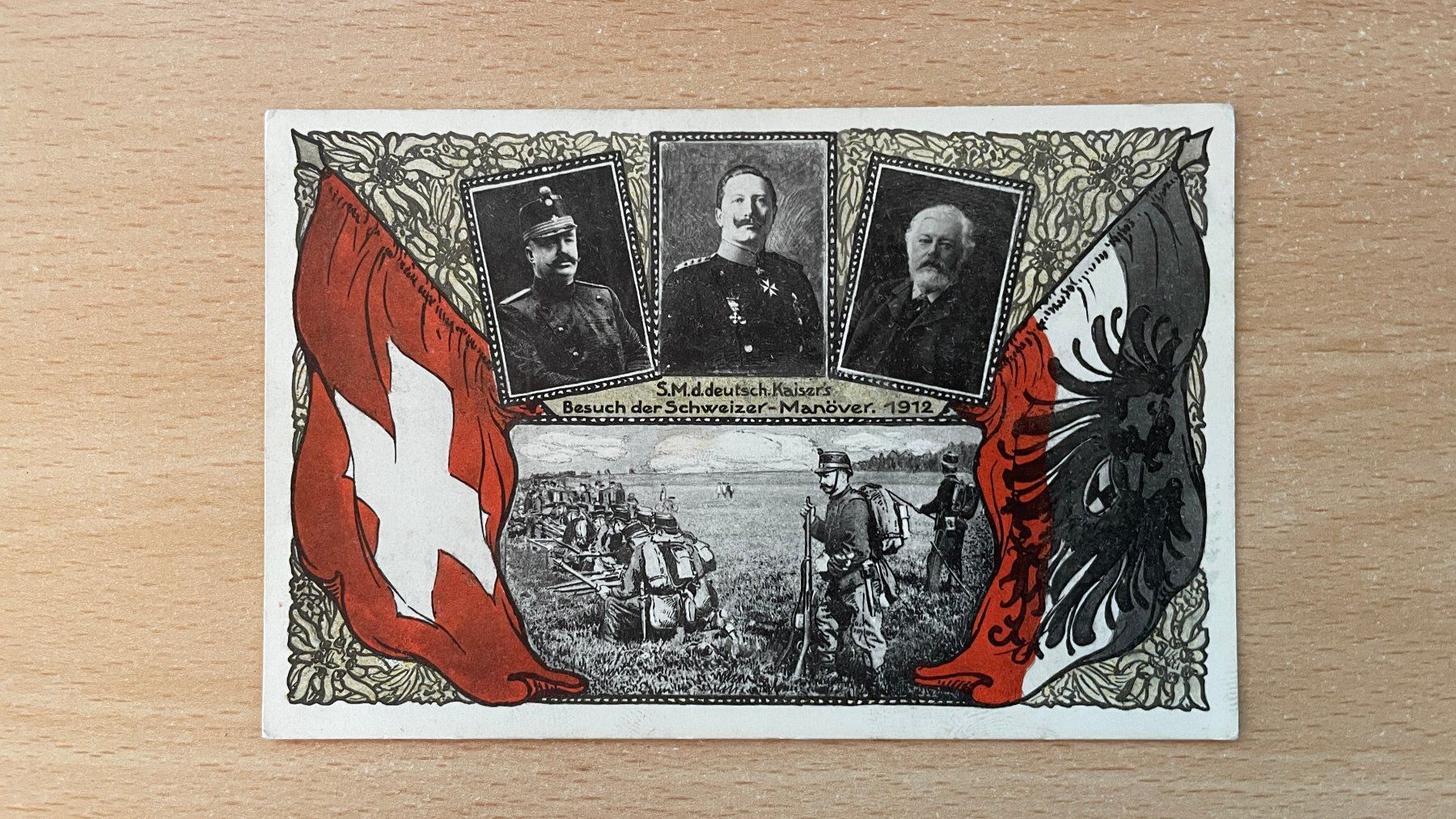 Cartes postales: Ansichtskarte Besuch Schweizer Manöver 1912 – D'occasion à Glattfelden par cybermaxx