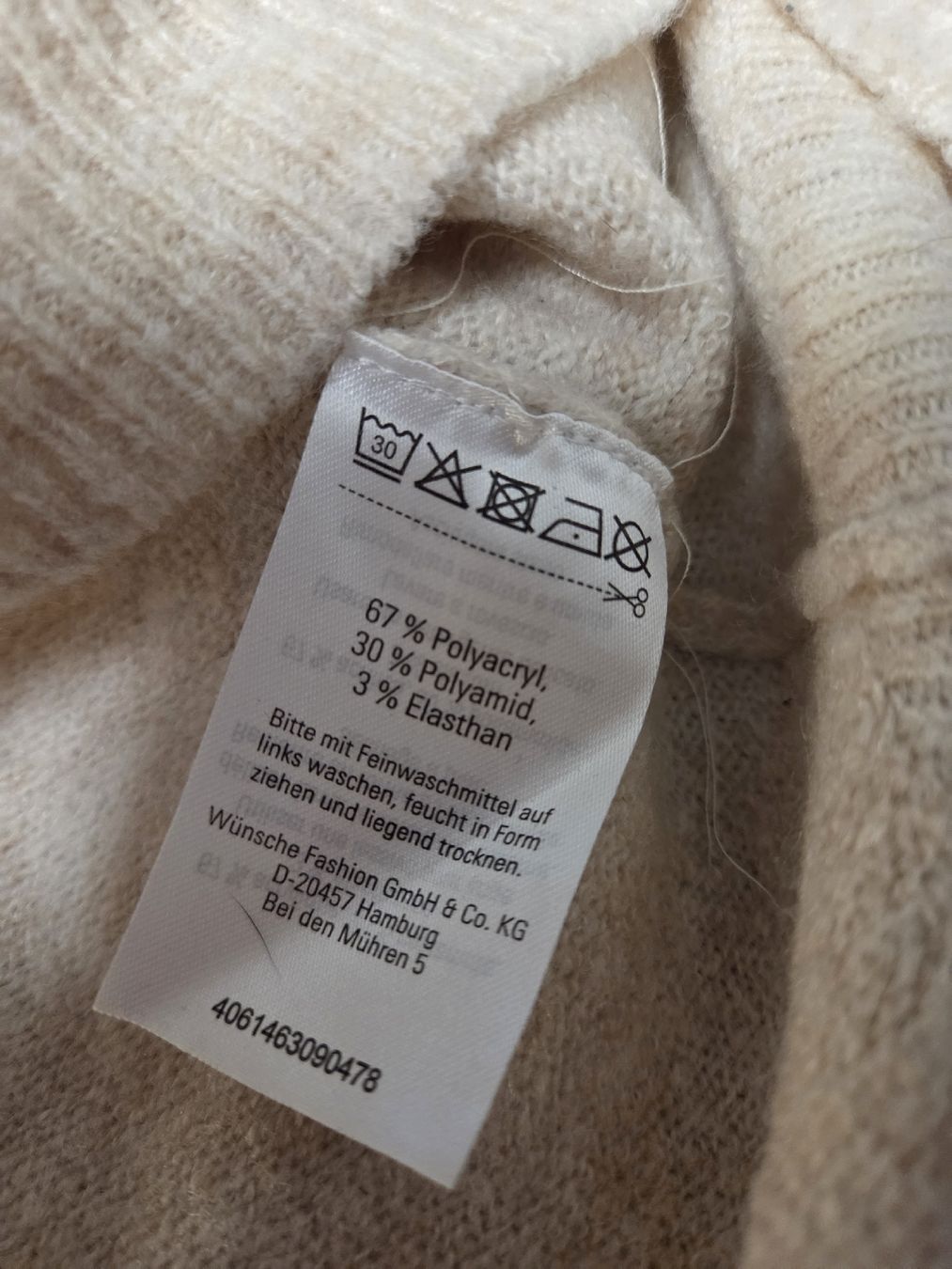 Pullover & Sweatshirts: Strickpullover in Beige, Grösse 36/38 (breiter geschnitten) – Gebraucht aus Subingen von DENDLE20 3