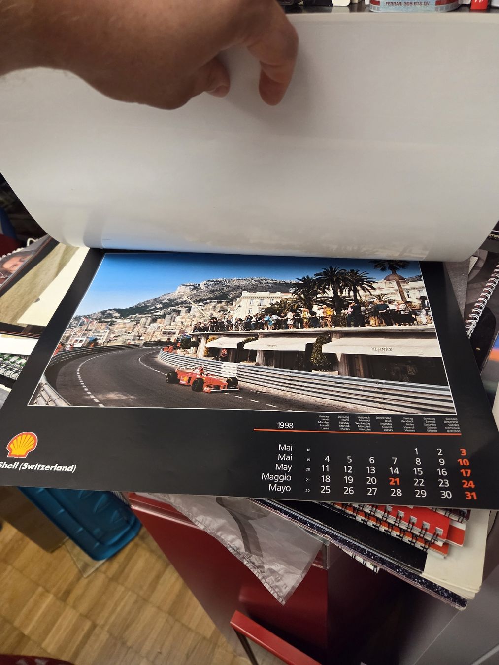 Ferrari Calendriers: Shell Ferrari Kalender 1998 – D'occasion à Wetzikon ZH par AmacherM 5