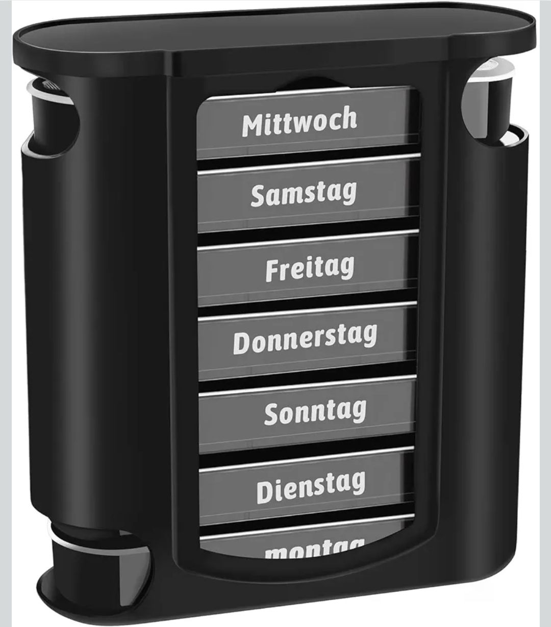 Contenitori & Simili: 2x Pillenbox/Medi Dispenser/Pillen Organizer/Tablettenbox – Nuovo (secondo la descrizione) da Urtenen-Schönbühl venduto da Saints67