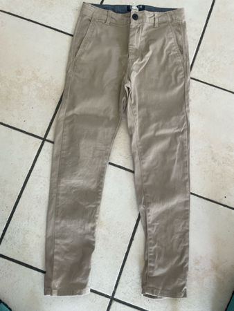 H&M Slim Fit Chinos Gr.146 Beige, neuwertig