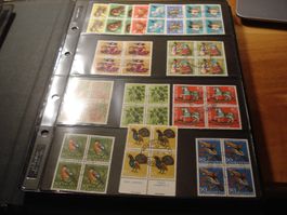 Pro Juventute Lot 4erblocks o