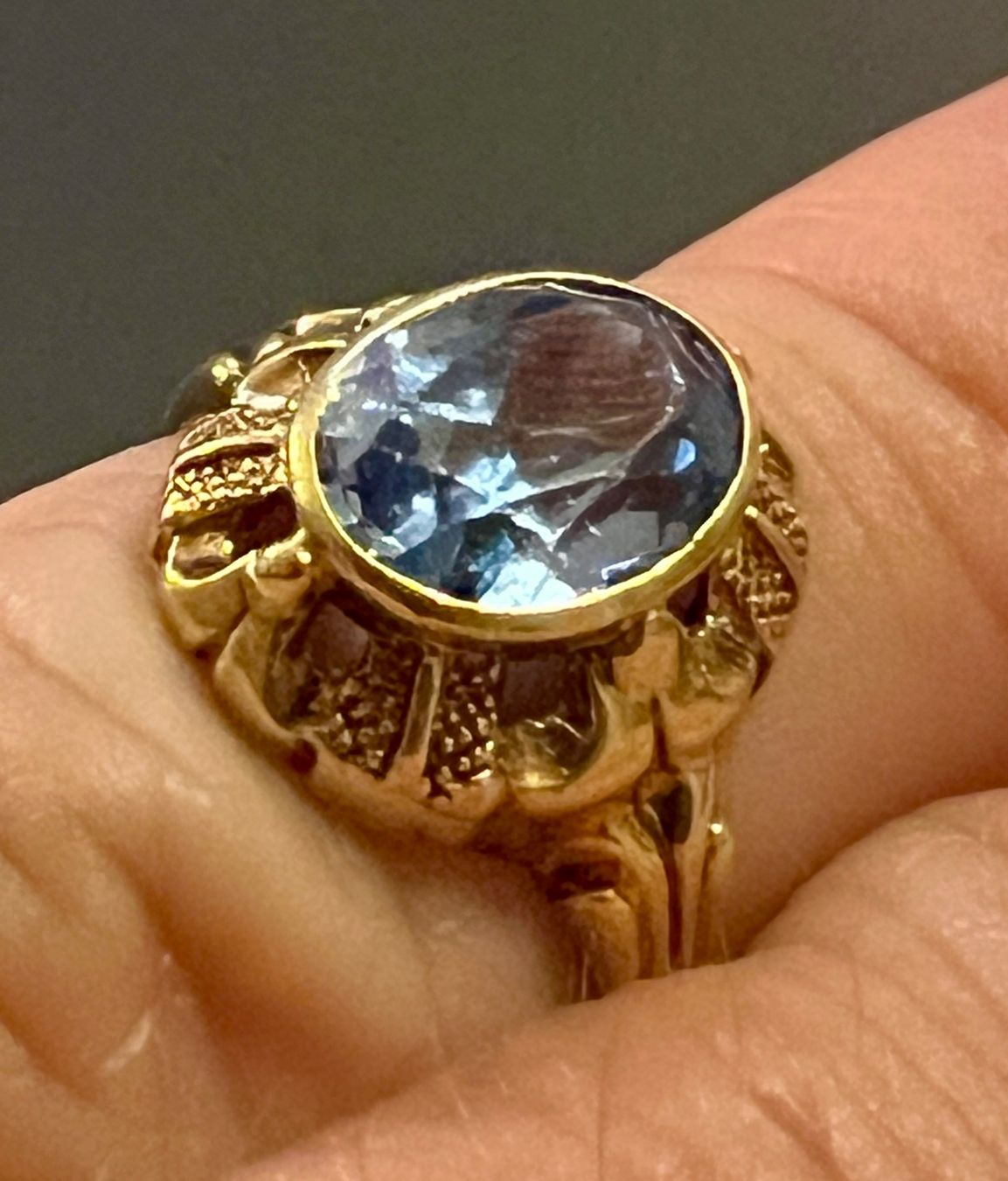 Bagues: Gold-Ring 18K mit Spinell – D'occasion à Chur par Penting1935 7