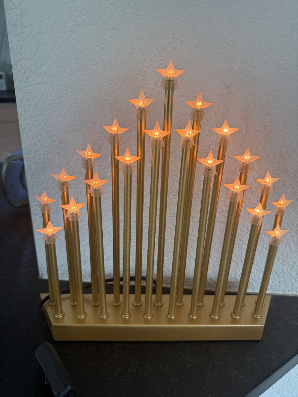 Alle Dekorationen: 21 Lichter Stimmungsleuchter elektrisch – Gebraucht aus Kirchdorf AG von coco123 1