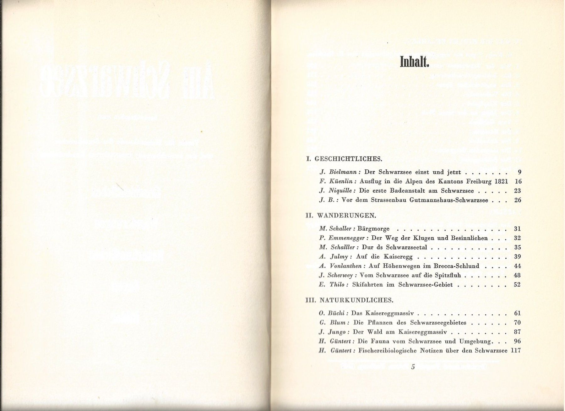 Bücher: Am Schwarzsee Kanton Freiburg 1947 – Gebraucht aus Bern von Grindelwaldaus 1